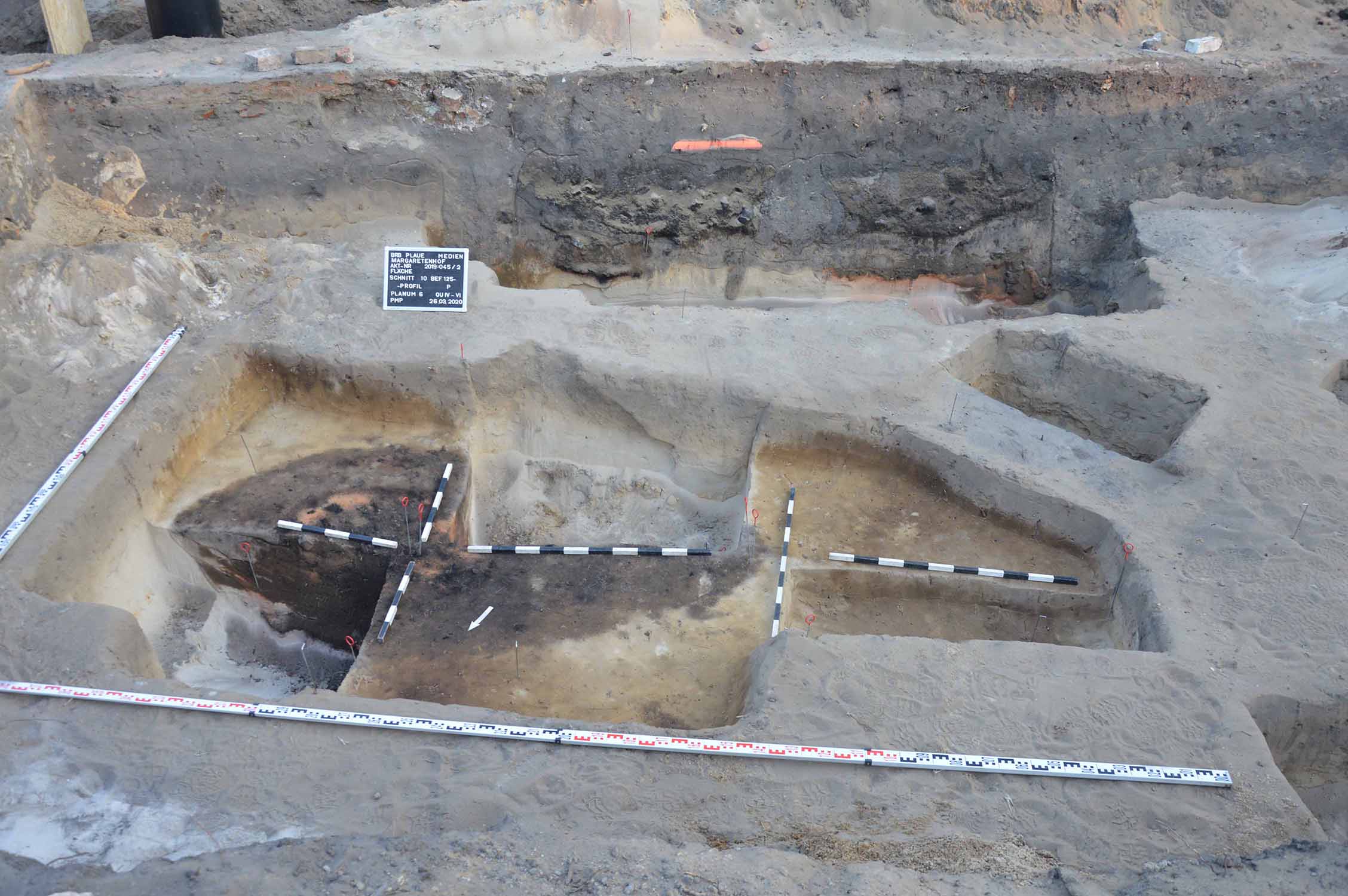 Margarethenhof BRB-Plaue, Archäologische Baugrunduntersuchung