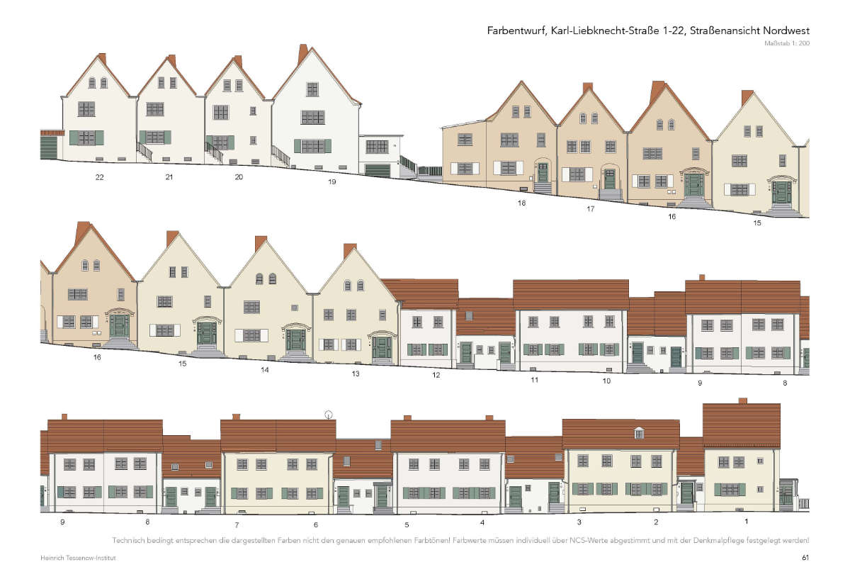 Gestaltungsleitfaden für Heinrich Tessenow-Siedlungen in Pößneck