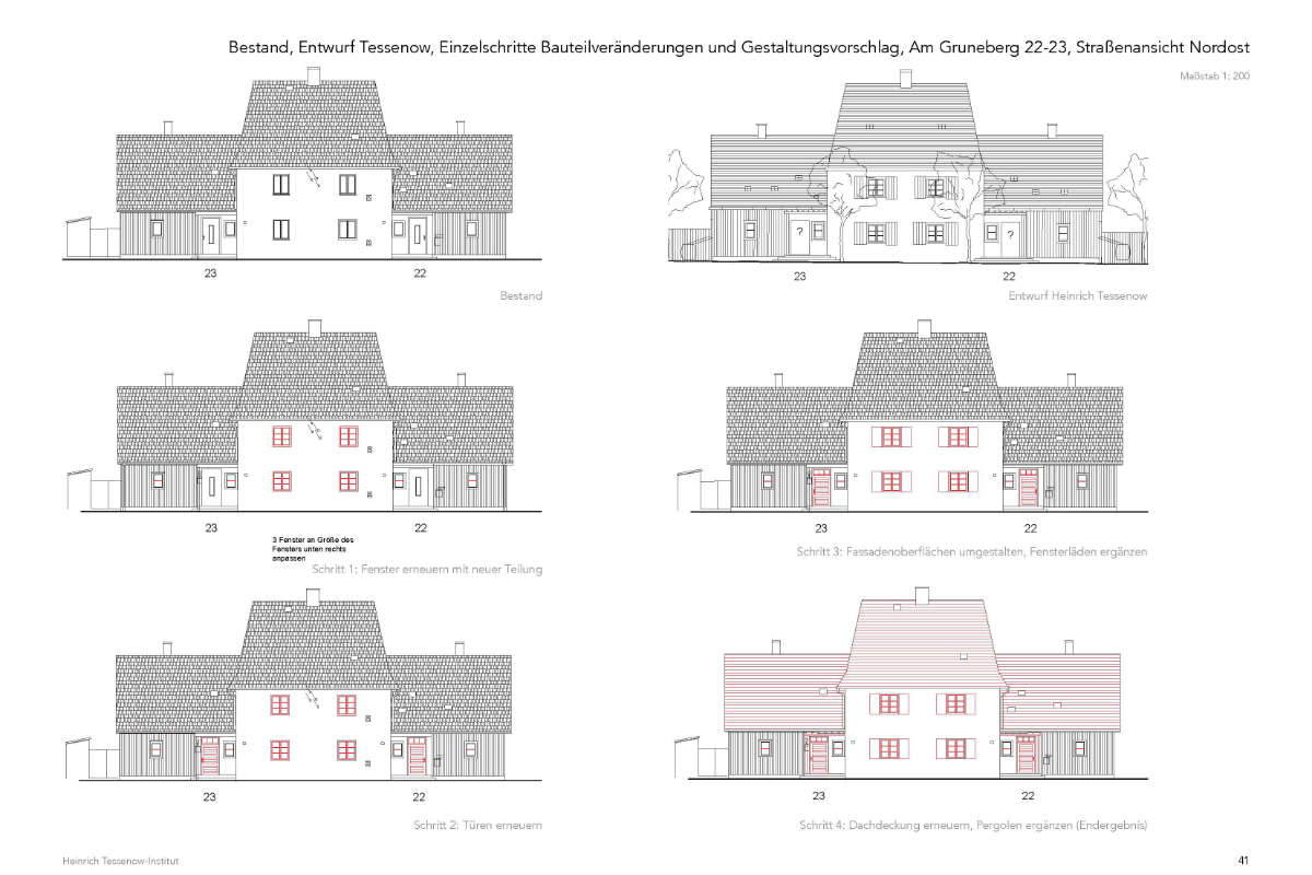 Gestaltungsleitfaden für Heinrich Tessenow-Siedlungen in Pößneck